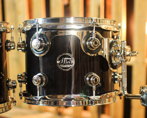 DW Performance Ebony Stain 5pc Drum Set - 18x22, 8x10, 9x12, 12x14, 14x16