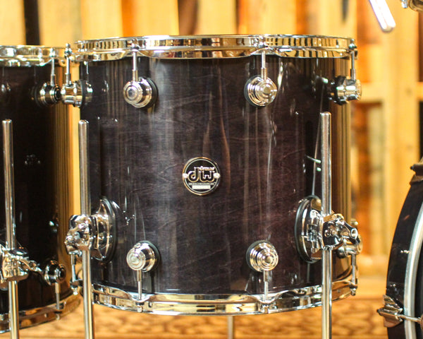 DW Performance Ebony Stain 5pc Drum Set - 18x22, 8x10, 9x12, 12x14, 14x16