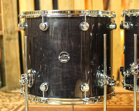 DW Performance Ebony Stain 5pc Drum Set - 18x22, 8x10, 9x12, 12x14, 14x16