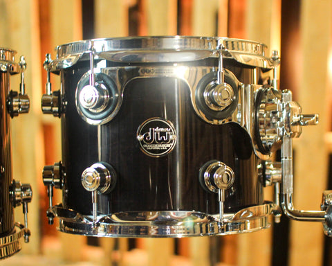 DW Performance Ebony Stain Lacquer Fusion Drum Set - 16x20, 8x10, 9x12, 12x14