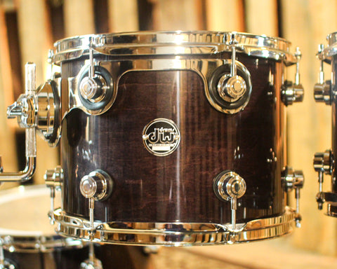 DW Performance Ebony Stain Lacquer Fusion Drum Set - 16x20, 8x10, 9x12, 12x14