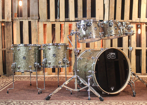 DW Performance Ginger Glitter Glass 6pc Drum Set - 18x22,7x8,8x10,9x12,12x14,14x16