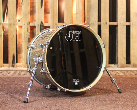 DW Performance Ginger Glitter Glass Bass Drum - 14x18