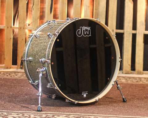 DW Performance Ginger Glitter Glass Bass Drum - 14x24