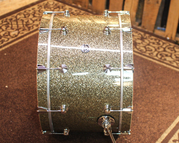 DW Performance Ginger Glitter Glass Bass Drum - 14x24