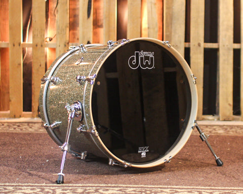 DW Performance Ginger Glitter Glass Bass Drum - 16x20