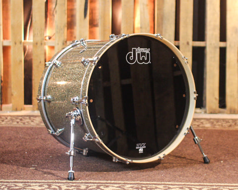 DW Performance Ginger Glitter Glass Bass Drum - 18x22