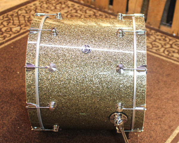 DW Performance Ginger Glitter Glass Bass Drum - 18x22