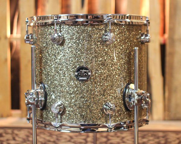 DW Performance Ginger Glitter Glass Floor Tom - 12x14