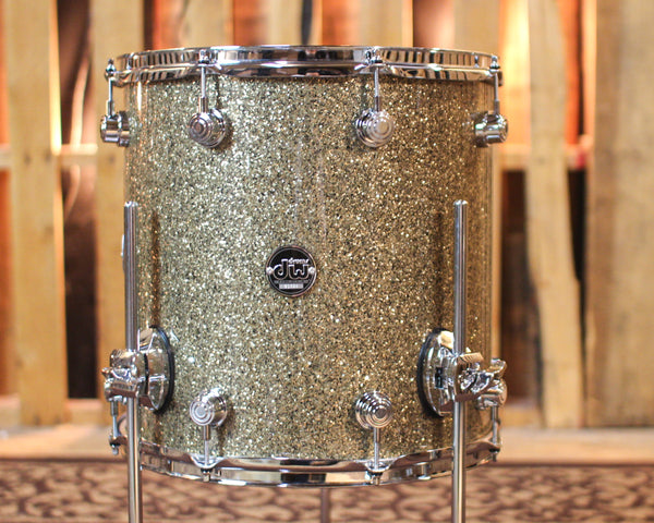 DW Performance Ginger Glitter Glass Floor Tom - 14x14