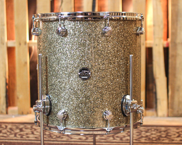 DW Performance Ginger Glitter Glass Floor Tom - 16x16