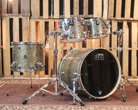 DW Performance Ginger Glitter Glass Stage Drum Set - 18x22,8x10,9x12,14x16