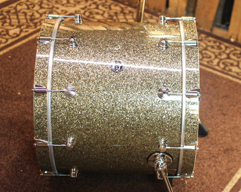 DW Performance Ginger Glitter Glass Stage Drum Set - 18x22,8x10,9x12,14x16