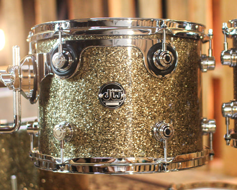DW Performance Ginger Glitter Glass Stage Drum Set - 18x22,8x10,9x12,14x16