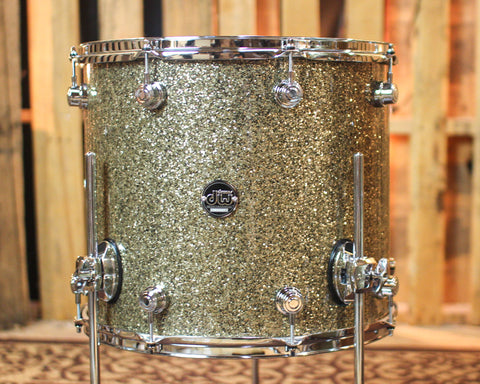 DW Performance Ginger Glitter Glass Stage Drum Set - 18x22,8x10,9x12,14x16
