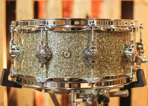 DW Performance Ginger Glitter Glass Snare Drum - 5.5x14