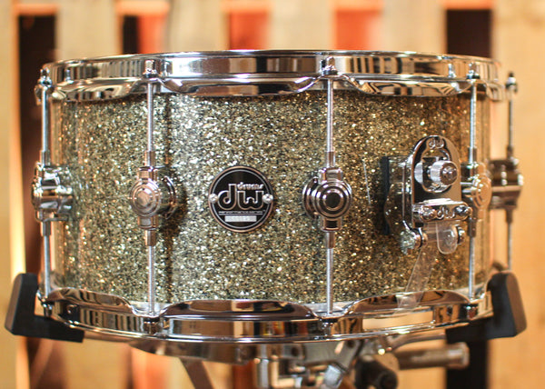 DW Performance Ginger Glitter Glass Snare Drum - 6.5x14