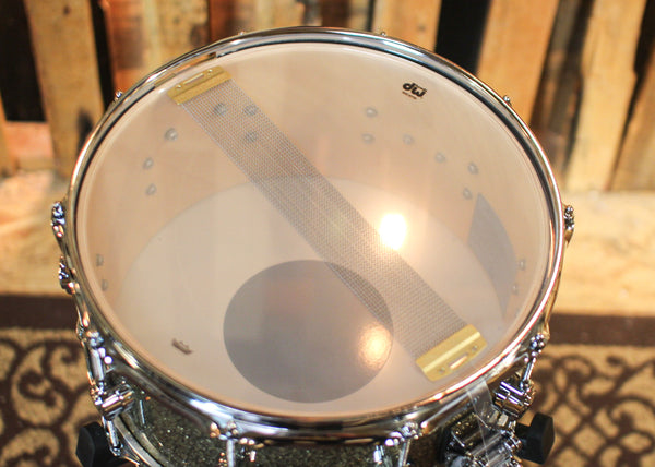 DW Performance Ginger Glitter Glass Snare Drum - 6.5x14