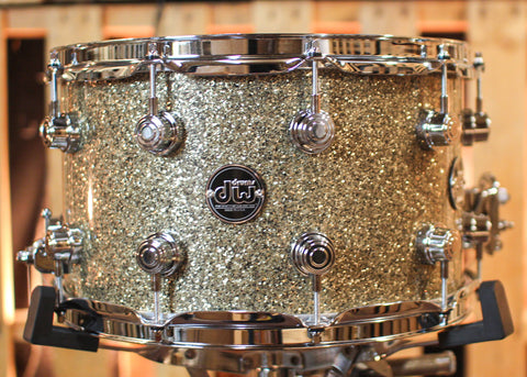 DW Performance Ginger Glitter Glass Snare Drum - 8x14