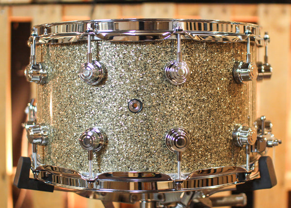 DW Performance Ginger Glitter Glass Snare Drum - 8x14