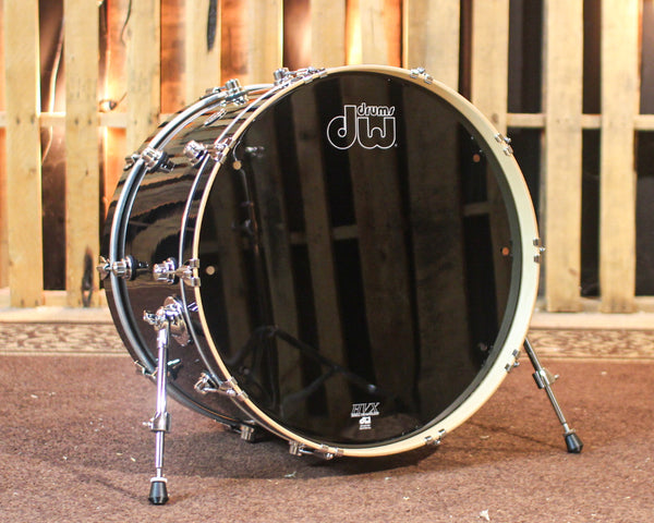 DW Performance Gloss Black Bass Drum - 14x24