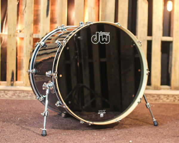 DW Performance Gloss Black Bass Drum - 18x24