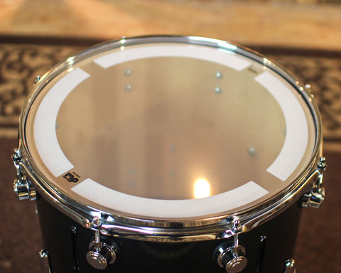 DW Performance Gloss Black Floor Tom - 12x14