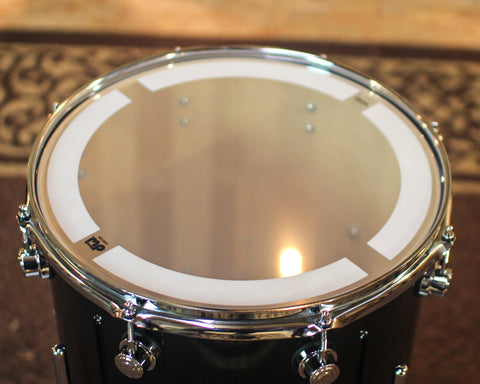 DW Performance Gloss Black Floor Tom - 14x14