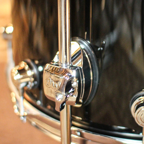 DW Performance Piano Black Lacquer Stage Drum Set - 18x22, 8x10, 9x12, 14x16