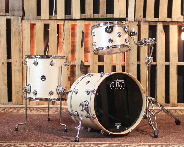 DW Performance Satin Natural Bop Drum Set - 14x18,8x12,14x14