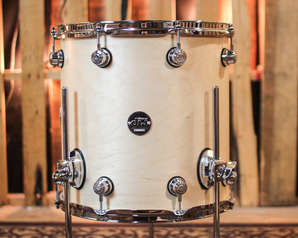 DW Performance Satin Natural Floor Tom - 14x14