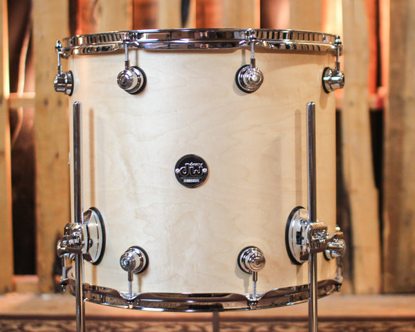 DW Performance Satin Natural Floor Tom - 14x16