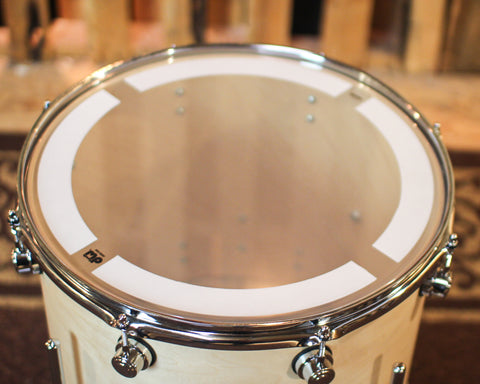 DW Performance Satin Natural Floor Tom - 14x16