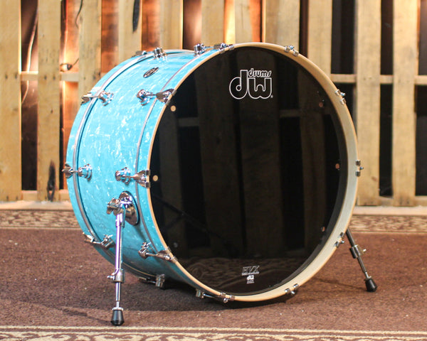 DW Performance Seafoam Marine Bass Drum - 14x24