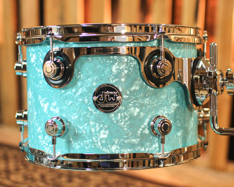 DW Performance Seafoam Marine Bop Drum Set - 14x18, 8x12, 14x14