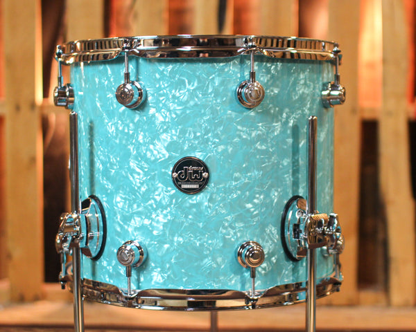 DW Performance Seafoam Marine Floor Tom - 12x14