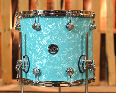 DW Performance Seafoam Marine Floor Tom - 12x14