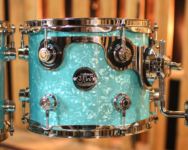 DW Performance Seafoam Marine Stage Drum Set - 18x22,8x10,9x12,14x16