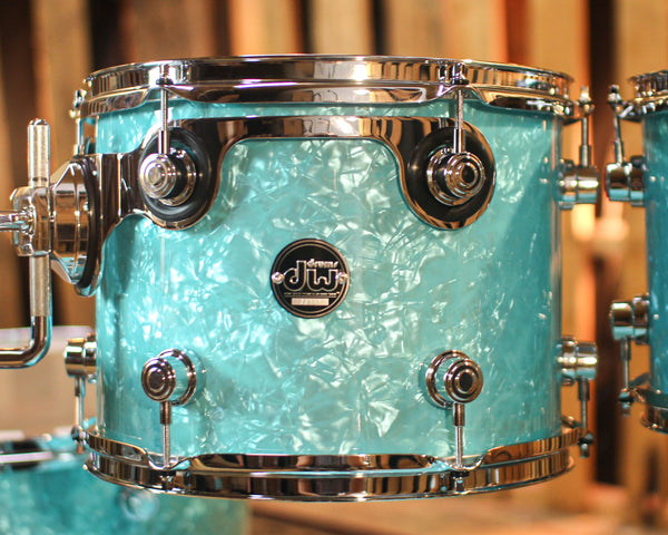 DW Performance Seafoam Marine Stage Drum Set - 18x22,8x10,9x12,14x16