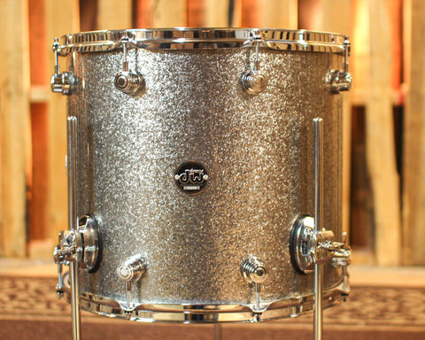 DW Performance Titanium Sparkle Floor Tom - 14x16