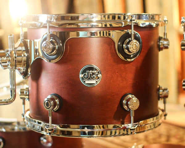 DW Performance Tobacco Stain 5pc Drum Set - 18x22, 8x10, 9x12, 12x14, 14x16