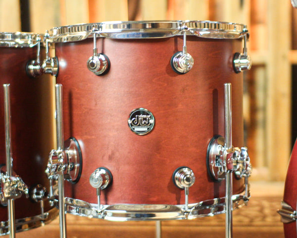 DW Performance Tobacco Stain 6pc Drum Set - 18x22, 7x8, 8x10, 9x12, 12x14, 14x16