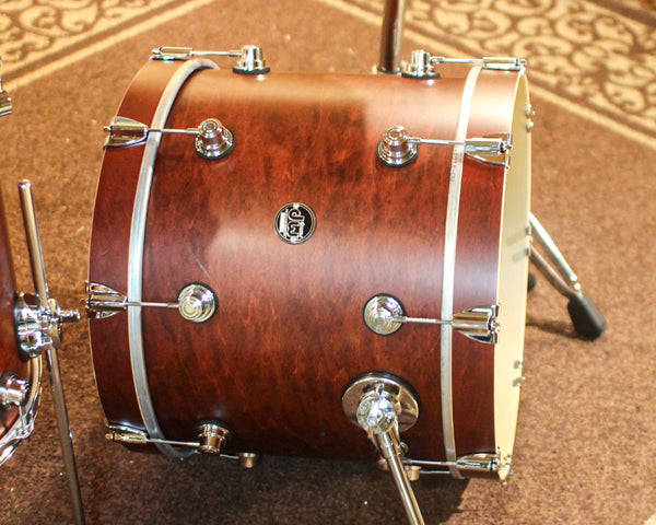 DW Performance Tobacco Stain Bop Drum Set - 14x18, 8x12, 14x14