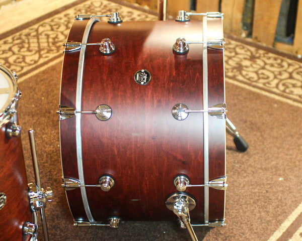 DW Performance Tobacco Stain Rock Drum Set - 14x24, 9x13, 16x16