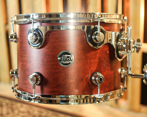 DW Performance Tobacco Stain Rock Drum Set - 14x24, 9x13, 16x16