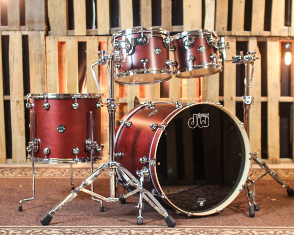 DW Performance Tobacco Stain Stage Drum Set - 18x22, 8x10, 9x12, 14x16