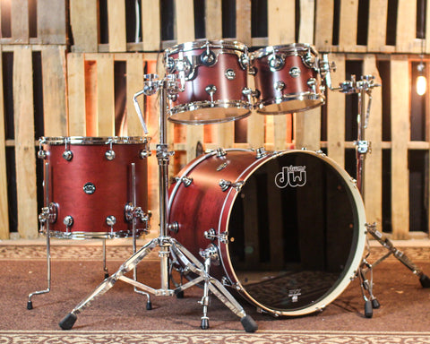 DW Performance Tobacco Stain Stage Drum Set - 18x22, 8x10, 9x12, 14x16