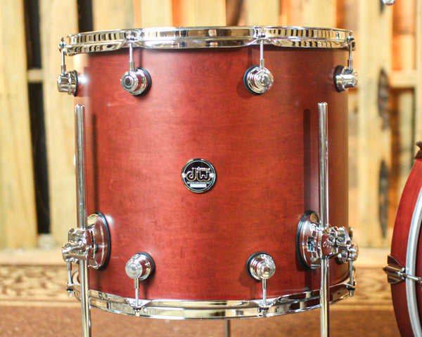 DW Performance Tobacco Stain Stage Drum Set - 18x22, 8x10, 9x12, 14x16