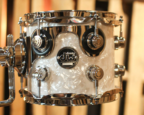 DW Performance White Marine Pearl 6pc Drum Set - 18x22, 7x8, 8x10, 9x12, 12x14, 14x16