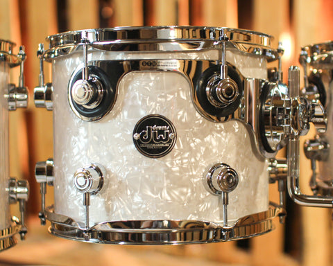 DW Performance White Marine Pearl 6pc Drum Set - 18x22, 7x8, 8x10, 9x12, 12x14, 14x16